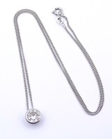 Los  <br>Halskette mit Anhänger, Silber 0.925, Kette L. 42,5cm, zus. 2,9g.