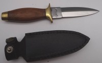 Los  <br>Leopard Messer in Hülle, neuwertig, L-20 cm