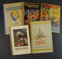 Auktion  / Los  <br>5x div. Kinder und Jugendbücher, unterschiedliche Erhaltuing