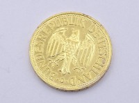 Los  <br>1 Deutsche Mark 1966 D, goldfarben