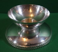 Auktion 339 / Los 11011 <br>Silber-Kerzenhalter-925, WTB,  H-5 cm, D-8 cm, gefüllter Stand,