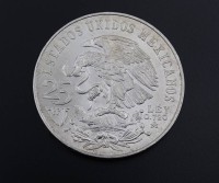 Los  <br>25 Pesos, Mexico, 1968, 22,5g.