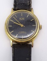Los  <br>Herren Armbanduhr "SM", mechanisch, Werk läuft, D. 33,8mm, Alters- und Gebrauchsspuren