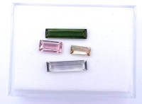 Auktion 336 / Los 1034 <br>4x Turmaline, zus. 4,1ct.
