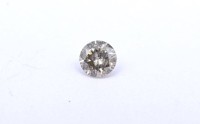 Auktion 336 / Los 1037 <br>Light Brown Brillant, 0,19ct., SI2