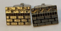 Auktion 371<br>Paar Manschettenkn&ouml;pfe, Silber 835/000, zus. 13,2g.,