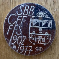 Auktion 336 / Los 6066 <br>Silbermedaille 75 J. SBB 1977, 15 gr-