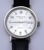 Auktion 500011 / Los  <br>Herren Armbanduhr "Kienzle", Quartzwerk, D. 40mm, Funktion nicht getestet
