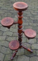Auktion  / Los  <br>Blumenständer, 4-fach, H-78 cm, D-43 cm