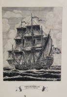 Auktion 336 / Los 5028 <br>P.Clausen, Wappen von Hamburg, Radierung, ger./Glas, RG 42 x 32cm.
