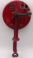Jugendstil Bohnenschneider aus Gusseisen - Handkurbel, GLQ, L. 29cm