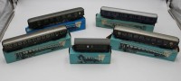 Los 12006 <br>5x Personen-Waggons, M&auml;rklin, H0, orig. Kartons