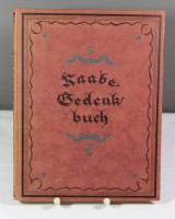 Raabe-Gedenkbuch zum 90. Geburtstage des Dichters, Berlin 1921