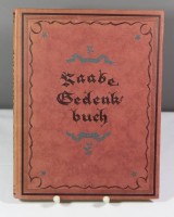 Raabe-Gedenkbuch zum 90. Geburtstage des Dichters, Berlin 1921