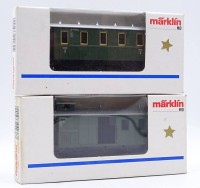 Los 12011 <br>2x M&auml;rklin Waggons 4038 / 4039, OVP