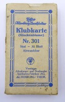 Auktion 336 / Los 7055 <br>Skat Nr. 301, 2.WK,aus Soldaten Casino,mit Stempel Nr.90,vollständig
