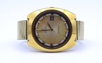 Auktion 347 / Los 2018 <br>Herren Armbanduhr "Omega", Seamaster, Cal. 1002, Automatikwerk, Werk läuft, Gehäuse 3,9x4,2cm, Tragespuren