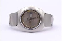 Auktion 371<br>Herren Armbanduhr "Dugena", 145697-144, Automatikwerk, Werk l&auml;uft, Geh&auml;use D. 40mm, Glas etwas blind