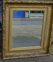 Auktion 337 / Los 14002 <br>Spiegel in Goldrahmen,  75x65 cm
