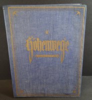 Auktion 337 / Los 3035 <br>"Höhenwege" Ein christliches Lebensbuch mit Ahnentafel, reich illustriert, Folio, ca. 1920,