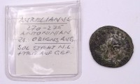 Antike Münze römische Kaiserzeit Antoninian Aurelianus 270 - 275 nach Chr.