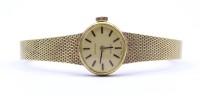 Los 2052 <br>Damen Armbanduhr "Priosa", Vollgold 585/000, ges.Gew. 25,9g.