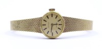 Auktion 341 / Los 2052 <br>Damen Armbanduhr "Priosa", Vollgold 585/000, ges.Gew. 25,9g.