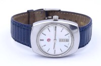 Los 2055 <br>Herren Armbanduhr "Rado" Conway, Automatik, Werk läuft, Gehäuse 34x41mm, Tragespuren