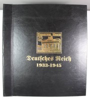 Vordruckalbum, Deutsches Reich 1933-45, fast komplett