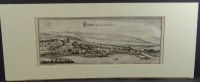 Auktion 337 / Los 5060 <br>Merian Stich Friedlandt im Land Göttingen" um 1650, BG 15x38 cm, in PP