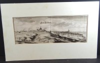 Auktion 337 / Los 5062 <br>Merian Ansichtenstioch Statt Havelberck" BG 17x42 cm, in PP