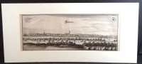 Auktion 337 / Los 5067 <br>Merian Ansichtenstich "Pattensen", BG 16x41 cm, in PP