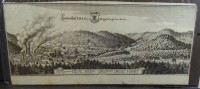 Auktion 337 / Los 5072 <br>Merian Ansichtenstich "Lautenth /Hartz), BG 17x38 cm