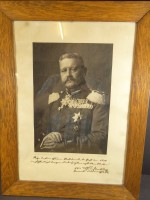 Auktion 337 / Los 5075 <br>Kupfer-Tiefdruck-Portrait "von Hindenburg", ger/glas, RG 57x42 cm