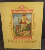 Auktion  / Los  <br>Brinkmann-Tabak, Bremen, Sammelalbum "Deutsche Burgen", 12 Serien, komplett