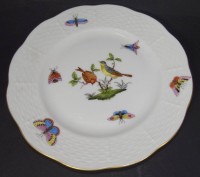 Los 8019 <br>Gebäckteller "Herend" Dekor Rothschild, D-16 cm,