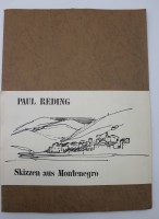 Auktion 338 / Los 5001 <br>Paul REDING (1939), Mappenwerk, Skizzen aus Montenegro, Mappe mit 20 Offsetgrafiken, limitiert, Nr. 54