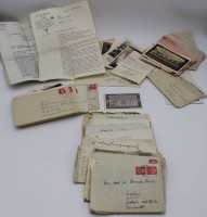 Auktion 338 / Los 7014 <br>Konvolut Briefe und einige Dokumente, Karten etc. , ca. 85 Stück