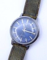 Auktion 338 / Los 2008 <br>Herren Armbanduhr "Junghans" Astra, Quartzwerk, Funktion nicht überprüft, D. 3,5cm, Alters- und Gebrauchsspuren
