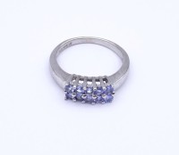 Tansanit Silber Ring 0.925, IV- Harry Ivens, 3,8g.RG 59