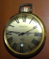 Los  <br>mechan. HTU "Lucerne" mit Datum, Werk läuft, 17 Jewels, Swiss, Glas mit Kratzer