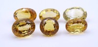 Konvolut Citrine zus. 140,30 ct., unterschiedliche Formen