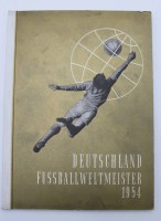 Auktion 338 / Los 3014 <br>Sammelalbum, Deutschland - Fussballweltmeister 1954, guter Zustand, kompl.