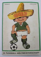 Los 3022 <br>Sammelbilderalbum, Bergmann, IX.Fußball-Weltmeisterschaft Mexico 70, kompl.