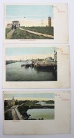Auktion 338 / Los 6010 <br>3x Postkarten mit Cuxhaven-Motiven, um 1900, ungelaufen