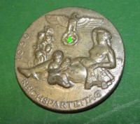 Los 7047 <br>Nadel "Reichsparteitag 1939", D-4,2 cm, Bakelit?