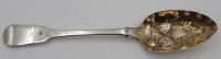 Los 11020 <br>gr. Zierlöffel, Sterling, London, William Johnson, wohl um 1903, 72gr., L-22,5cm.