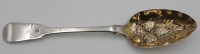 Auktion 338 / Los 11020 <br>gr. Zierlöffel, Sterling, London, William Johnson, wohl um 1903, 72gr., L-22,5cm.