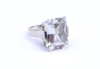 Los  <br>Silberring 925/000, Stein mit Abplatzer, 15,7g., RG 60