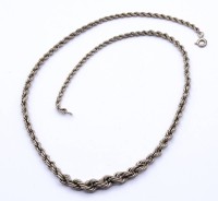 Los  <br>Kordelkette, Silber 800/000, L. 52cm, 27g.